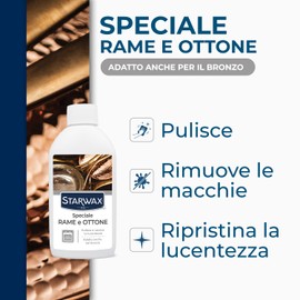 STARWAX Speciale rame, bronzo e ottone, 250ml