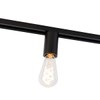 QAZQA - Modern E27 Socket with Rail Suspension for 1-Phase