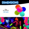 Glow King Black Light Reactive Neon Balloons | Glow In