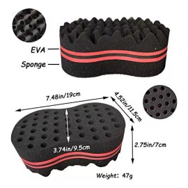 Tantrum Tow Ropes Esponja Para Rizar El Cabello, Cepillo Mágico De Peluquero,