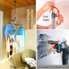 BAOYOUNI 4-Tier Standing Clothes Laundry Drying Rack Coat Hanger Organizer