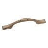 Brainerd 5" Square Foot Arch Handle Drawer Pull Brushed Bronze