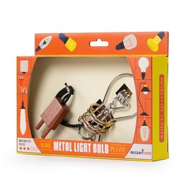 Constantin Metal Light Bulb Brainteaser Mechanical Puzzle from Recent Toys - Fun for Ages 14 and Up
