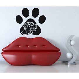 Vinyl Wall Decal Sticker Dog Paw OS_AA575s