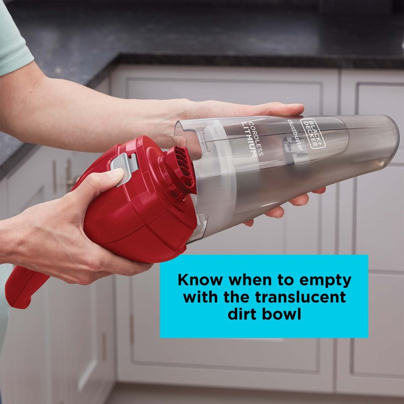 BLACK+DECKER Dustbuster QuickClean Handheld Vacuum, Cordless, Lightweight & Portable, Ergonomic