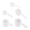 5 Pieces Plastic Measuring Spoon, Kitchen Tools, Flour Measuring Tools,