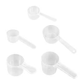 5 Pieces Plastic Measuring Spoon, Kitchen Tools, Flour Measuring Tools, Baking Accessories, Multi-Purpose Spoon.