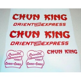 Wyandotte Chun King Foods Semi Truck Sticker Set WY-009