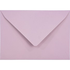 Netuno Lilla Envelopes DIN B6 125 x 175 mm 90 g Burano Purple Invitation Envelopes Coloured Pointed Flap for Christmas Wedding Birthday Coloured Paper Envelopes High-Quality Envelopes B6 Elegant Pack of 25