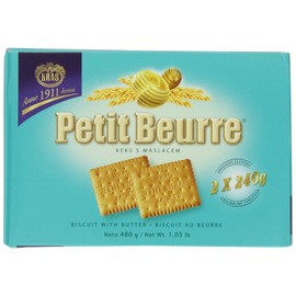 Kras Biscuits, Petit Beurre, Biscuit With Butter, 1.05 lb Boxe, (Pack of 6)