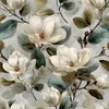 ReWallpaper Vintage Floral Wallpaper Peel and Stick Magnolia Wallpaper