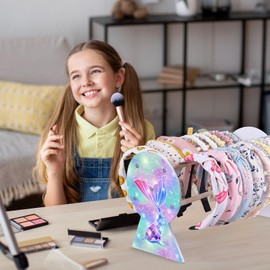 Basumee Hair Accessories Organizer - Headband Holder & Display for Girls' Hair Hoops & More - Room Decor