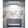 Linkable LED Shop Light (Built-in Outlet) - 100W 15000LM Aluminum