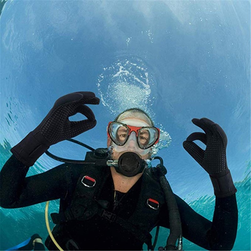 ZCCO 3 mm / 5 mm Neoprene Gloves, Non-Slip Wetsuit,