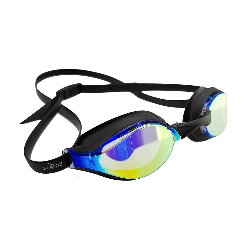 Swimz Vortex Mirrored Swimming Goggle - Low profile training &