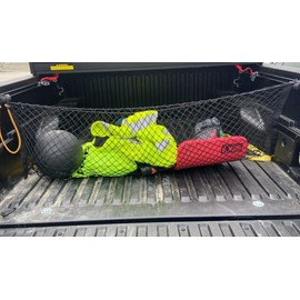 EACCESSORIES EA Trunk Bed Organizer Cargo Net for Ford Maverick 2022-2025 – Envelope Style Cargo Net for Pickup Truck – Premium Mesh Trunk Organizer Vehicle Carrier Storage – Compatible with Maverick