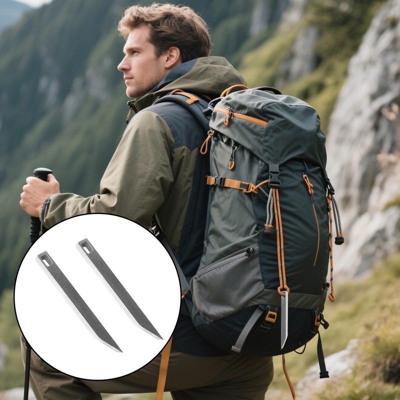 2 Pack EDC Stainless Steel Pry Bar for Every Day