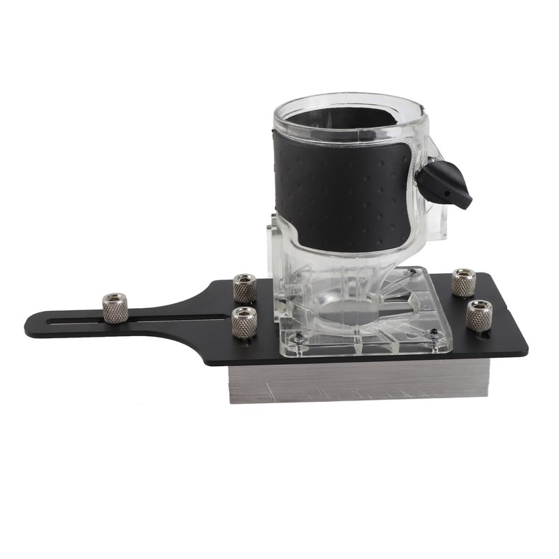 2 in 1 Slotting Bracket Woodworking Router Base for Cabinet