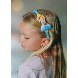 Princess Handmade Headbands For All Hair Types - Queens and Princesses Headband Hair Bows for Kids Girls Toddler - Hair Accessories for All Ages - Princess Cinderella