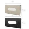Oiieco 2 Pcs Car Tissue Holder, Premium PU Leather Sun