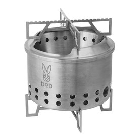 DOD Q1-131-SL Sierra Moe Fire, Bonfire Stand, Barbecue Stove, Solo, Tabletop Grill, Sierra Cup, Storage Bag Included