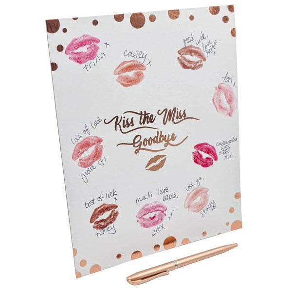 Kiss The Miss Hen Party Brides Made Game Accessories Goodbye