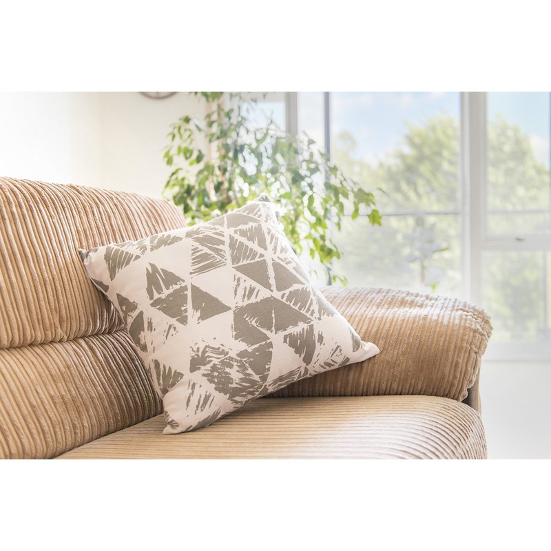 TreeWool (2 Pack Ikat Accent Cushion Covers in Cotton Canvas