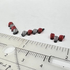 Non-operating Lightbars 3 Pack 1/64 FDNY NYPD Split Vector Lightbar New York Fire Truck ESU Code 3