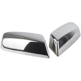 GOTOTOP Cubierta del Espejo Retrovisor de la Puerta Tapa del Espejo Retrovisor Lateral Cromado ABS 2 Piezas de Repuesto Directo Protector contra Rayones Fácil de Instalar para Silverado MK3 2014