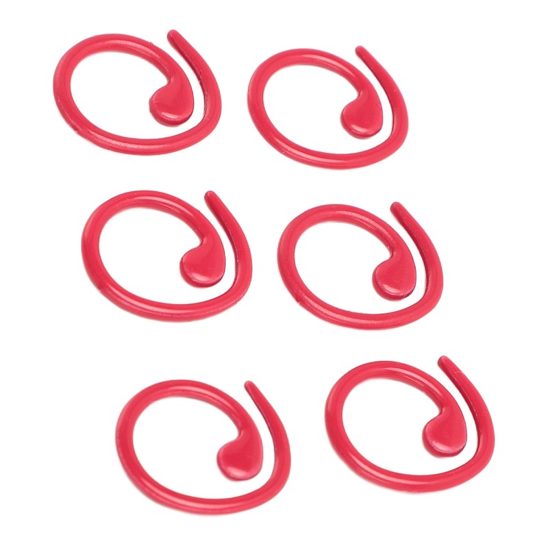 50PCS Metal Stitch Markers Spiral Markers Multifunctional Crochet Locking Hooks