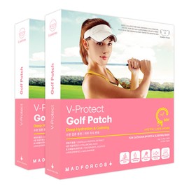 MADFORCOS V-Protect Golf Patch (M - For Women, 10 Pieces) Sunscreen Patch, UV Patch, UV Patch, Stick Sunscreen