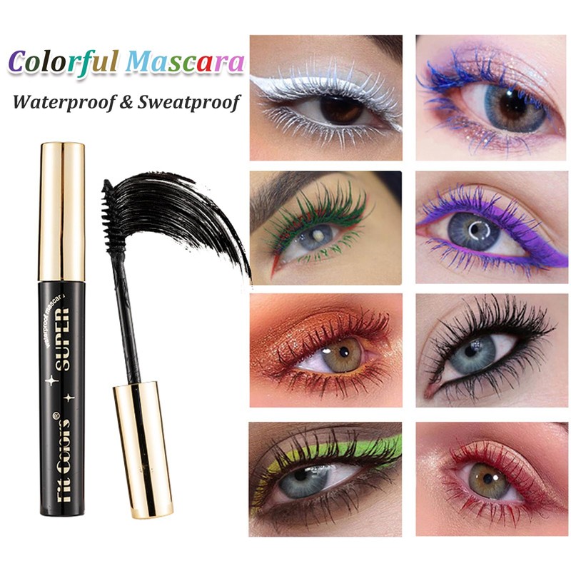 Waterproof Black Mascara - 4D Silk Fiber Extra Long Volumising