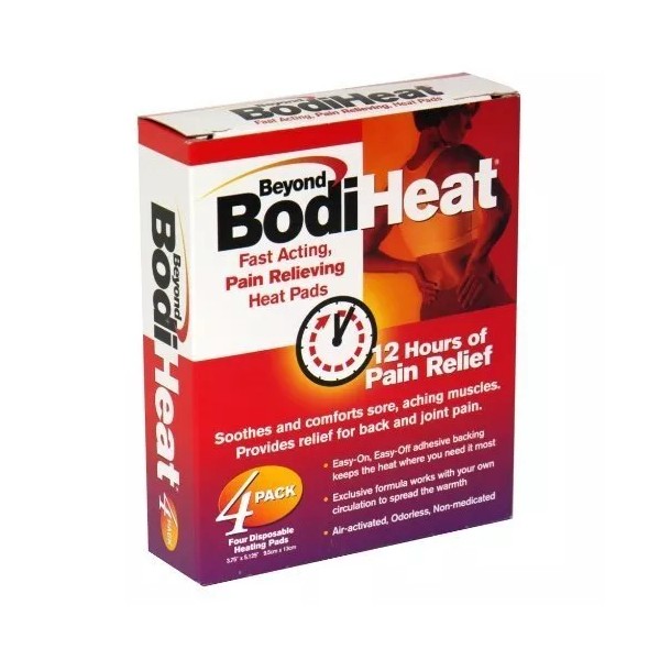 Beyond Bodi Heat Back Pain Relieving Heat Pads Disposable Use