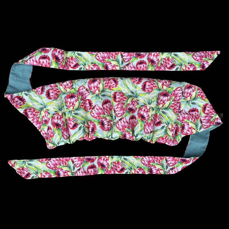Wheatbags Love Wrap Around Heat Pack, Groovy Flowers Black