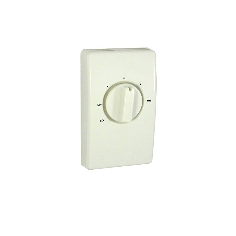 TPI D2022H10BA Series 2000 Double Pole Thermostat with Leads, White,