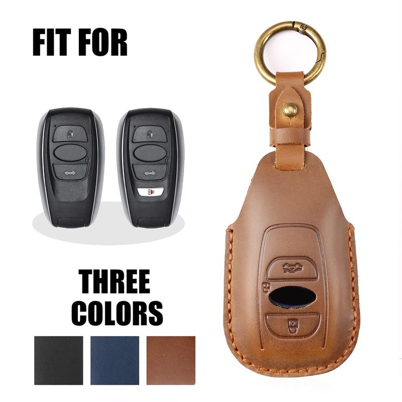 HIBEYO Key Fob Cover Key for Subaru Outback Ascent Forester