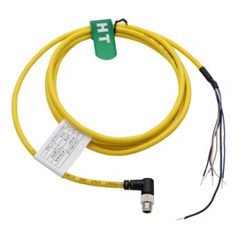 HangTon M8 2m 5 Pin Connector Cable for Cognex in Sight 632 631 Micro 2000 ISM-1050 Vision System Industrial Automation 5 Pin B Code Trigger Data Power Input Output