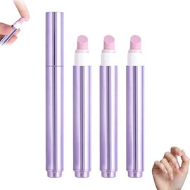 Fmnung 3PCS 3-in-1 Cuticle Oil Pen Cuticle Pusher Nail Oil Pen with Ceramic Tip, Cuticle Treatment for Hangnails
