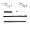 Floating Shelf Brackets-12 Pack Heavy Duty Invisible Shelf Brackets with