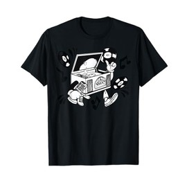 Cartoon Character With Treasure Chest Fun Design For Kids T-Shirt