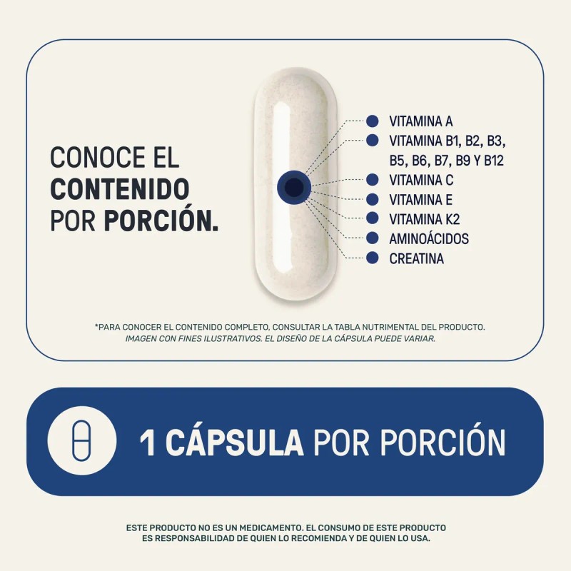 Multivitaminico Hombre Life360+ 360 Cáps Suplemento Hombre