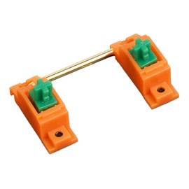 EQUALZ C3 x The Key Company Screw-in Stabilizers V3 | Gold Wire | PCB-Mounted Stabs for TKL Custom Keyboard | DIY Mechanical Keyboard Stabilizers (Tangerine/Dark Green)