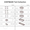 CHEFMADE Tart Pan, 7 Inch Non-Stick Quice Pan with Removable