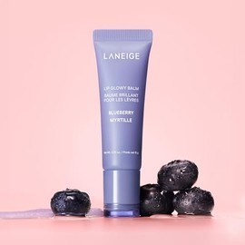 LANEIGE LANEIGE Lip Glowy Balm Blueberry: Hydrate, Glossy, Lightweight, Moisturize & Tint with Shea Butter