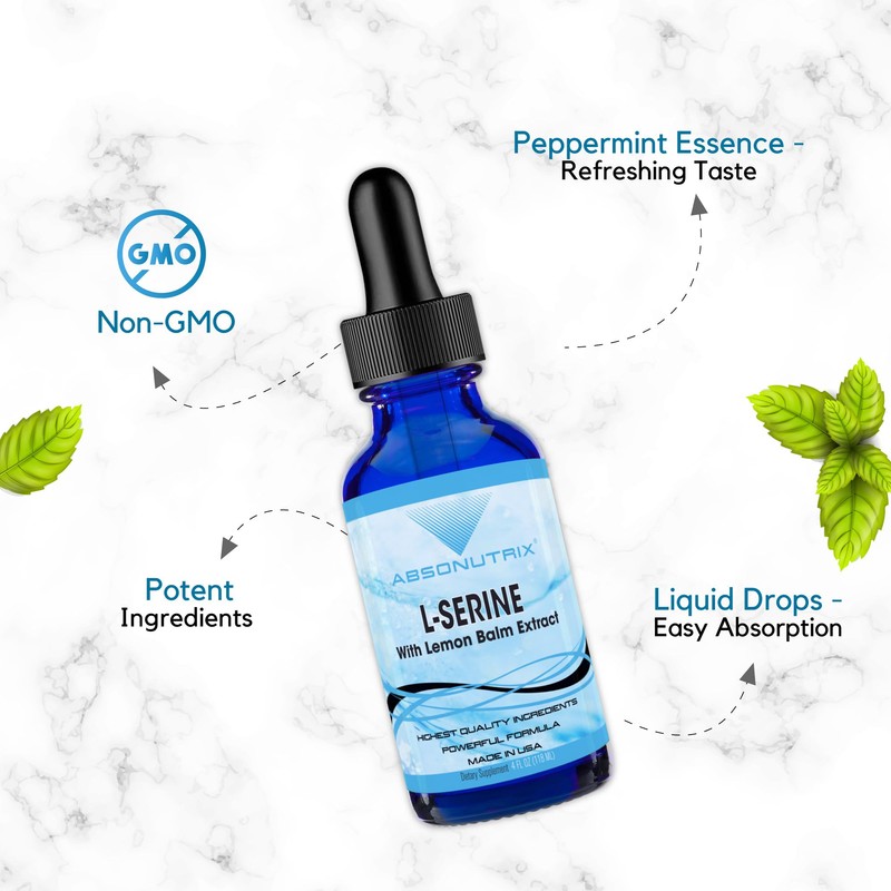 Absonutrix L-Serine Complex 500 mg - 4 Oz Liquid Large