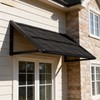 53" x 32" Fixed Metal Awning for Doors, Windows, Balcony,