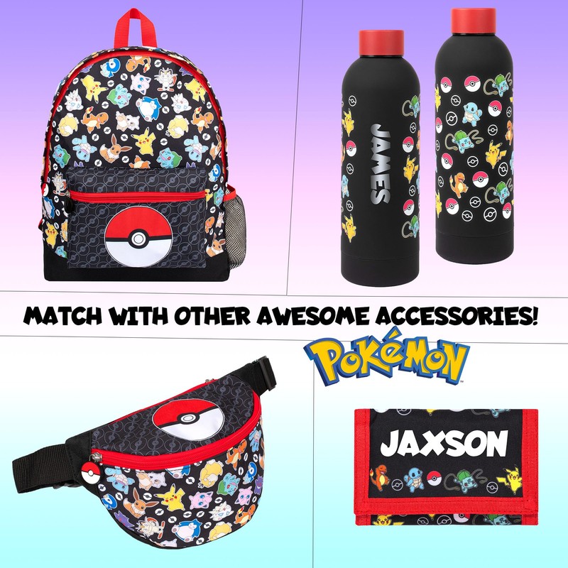 Pokémon Kids School Thermal Insulated Double Decker Lunch Bag Multi