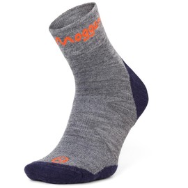 Moggans Lightweight Mulesing-Free Merino Wool Ankle Socks (UK, Alpha, M, Regular, Regular, Grey)
