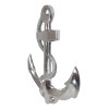 Nautical Ocean Marine Polished Aluminum Metal Ship Anchor Wall Decor