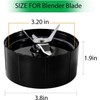 Magic Bullet Cross Blade,Cross Blade Replacement Parts with Gaskets for